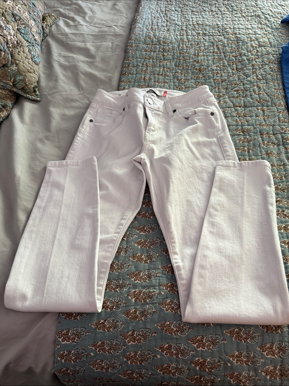 CAbi White Skinny Jeans
